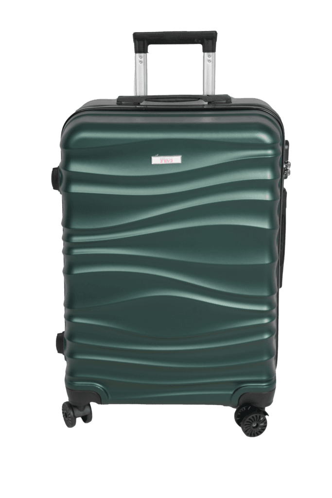 luggage bags with scratch resistant finish and 360° spinner wheels