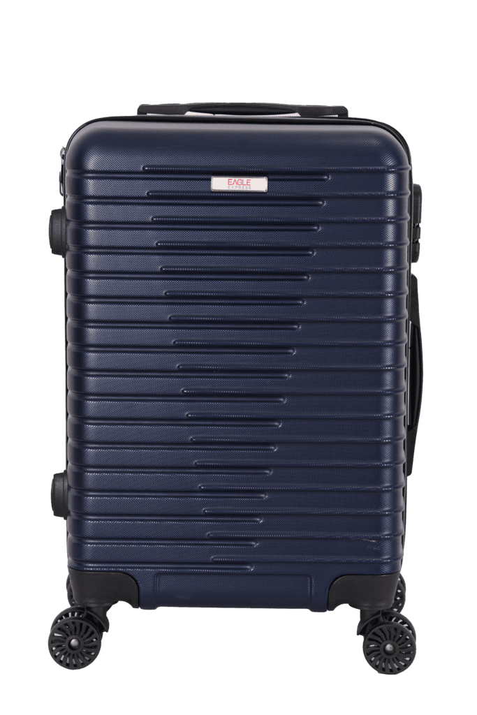 luggage bags with scratch resistant finish and 360° spinner wheels