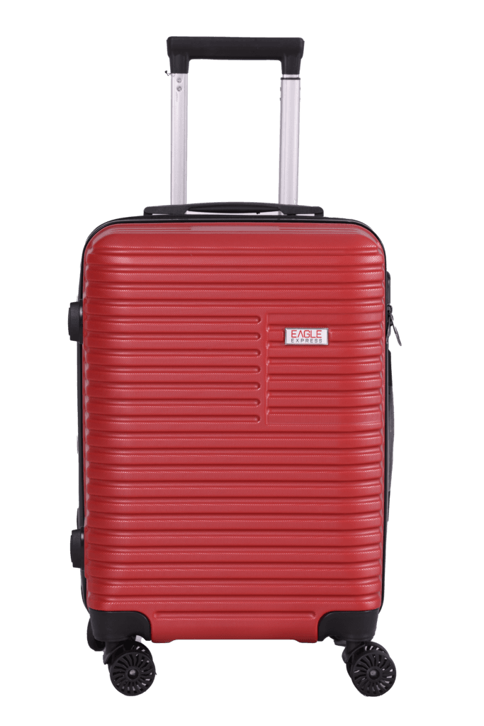 luggage bags with scratch resistant finish and 360° spinner wheels