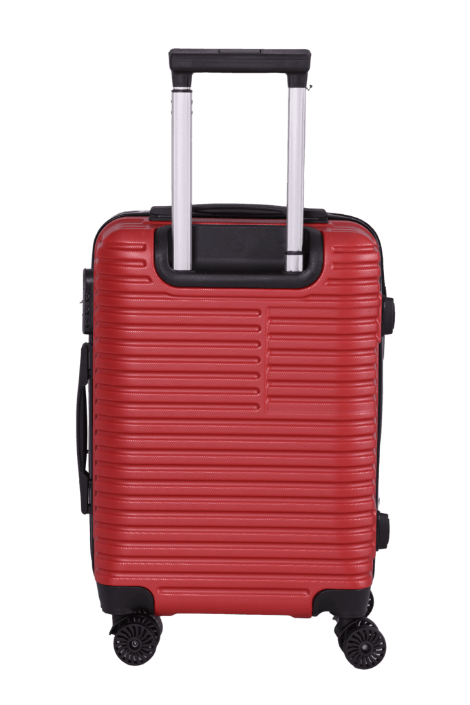 luggage bags with scratch resistant finish and 360° spinner wheels