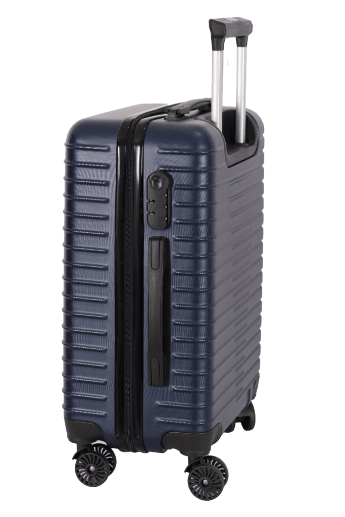 luggage bags with scratch resistant finish and 360° spinner wheels