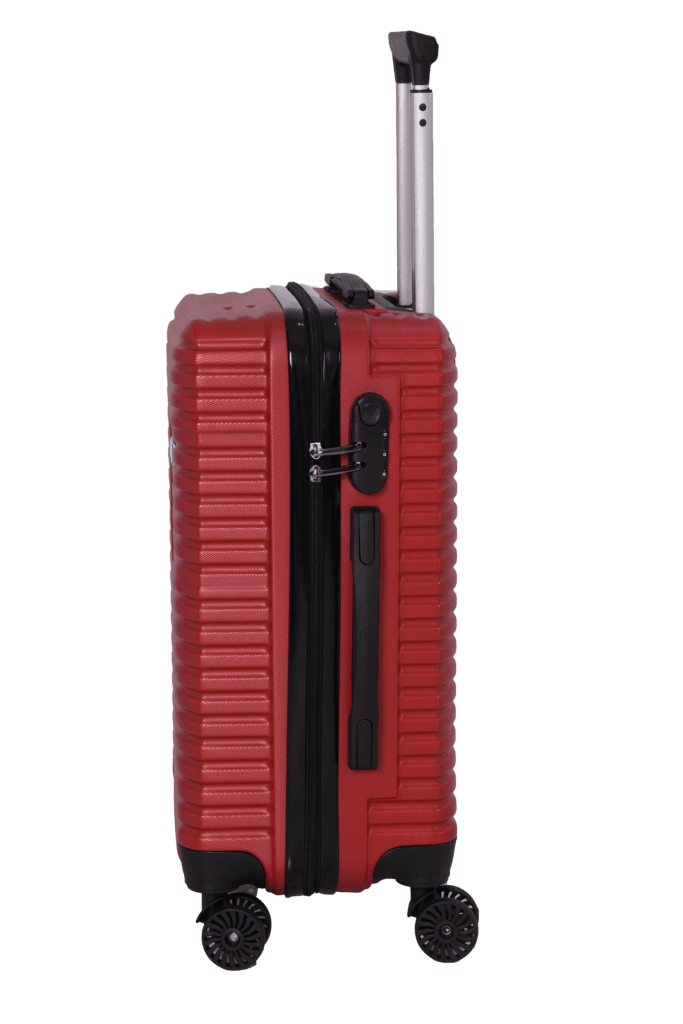 luggage bags with scratch resistant finish and 360° spinner wheels