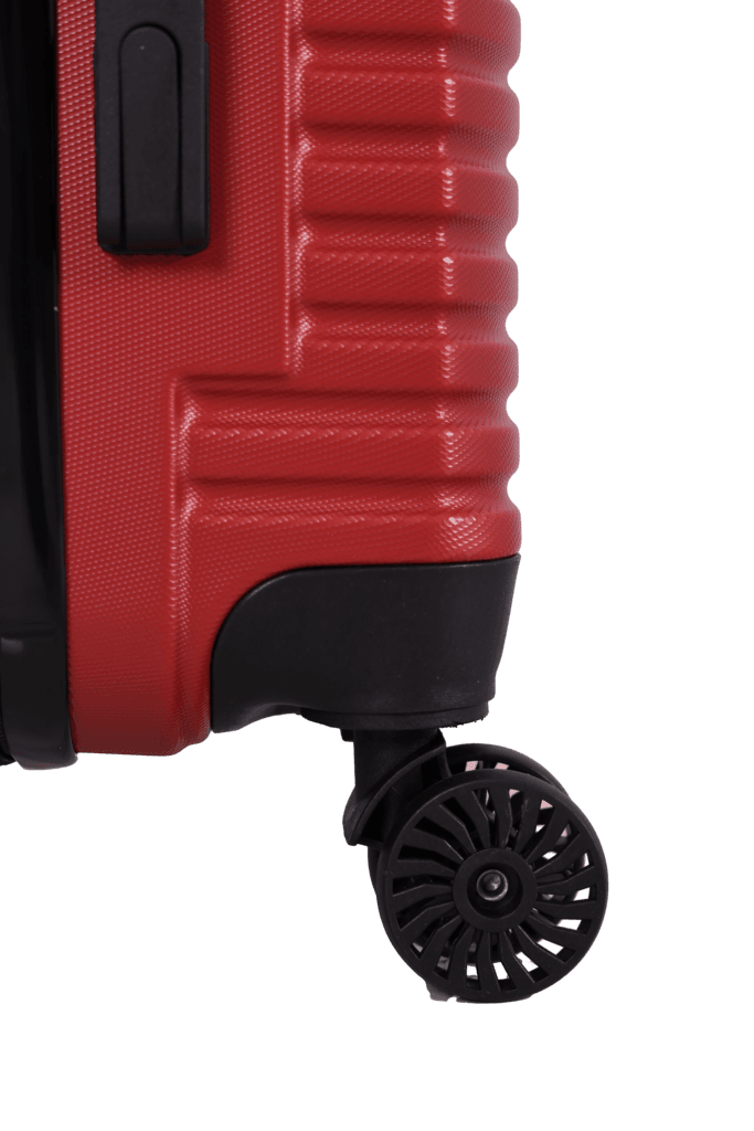 luggage bags with scratch resistant finish and 360° spinner wheels