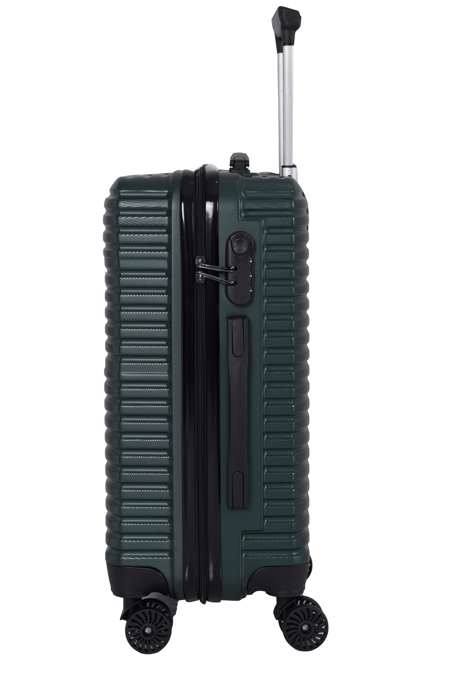 luggage bags with scratch resistant finish and 360° spinner wheels