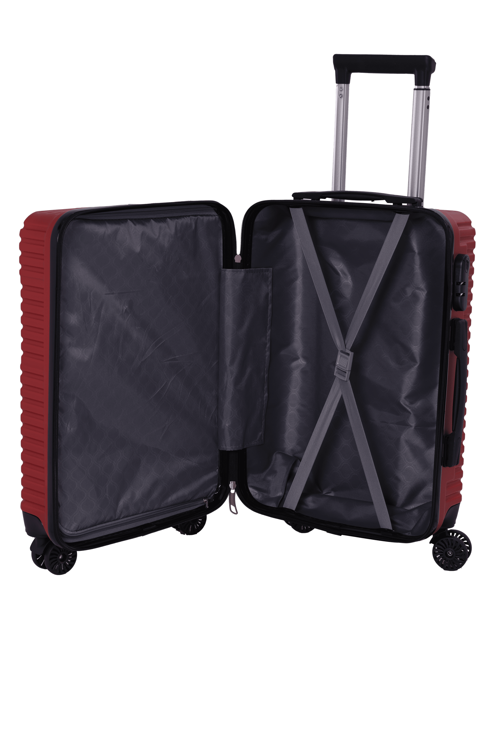 Premium Luggage Trolley Bags | Durable Travel Backpack with Wheels and 360° Spinner luggage bags with scratch resistant finish and 360° spinner wheels