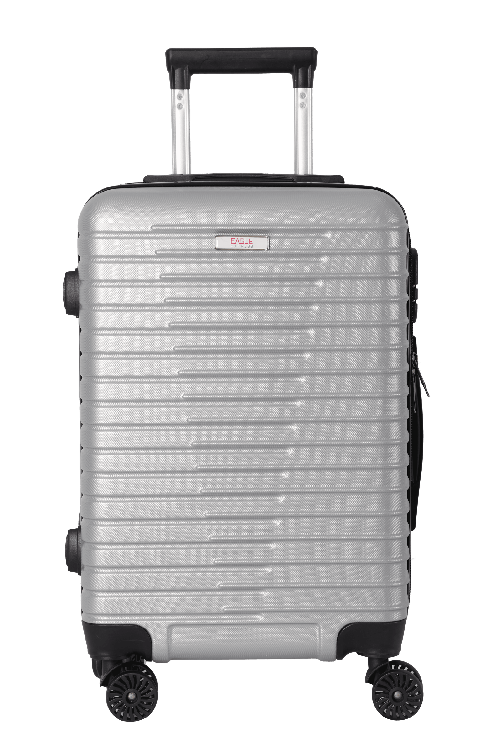 luggage bags with scratch resistant finish and 360° spinner wheels