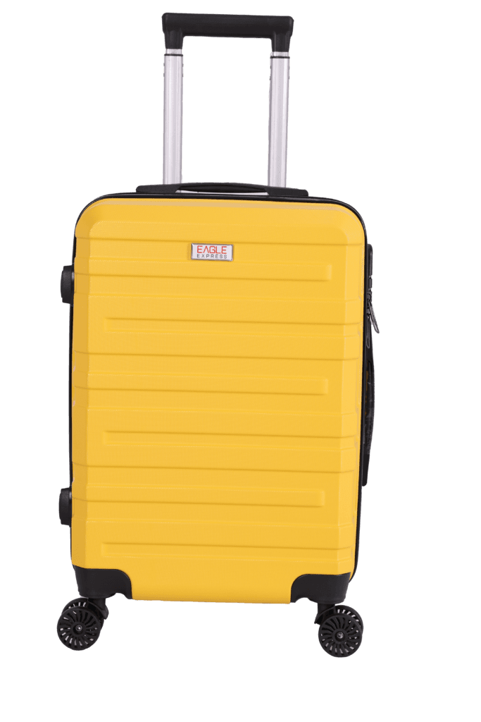luggage bags with scratch resistant finish and 360° spinner wheels