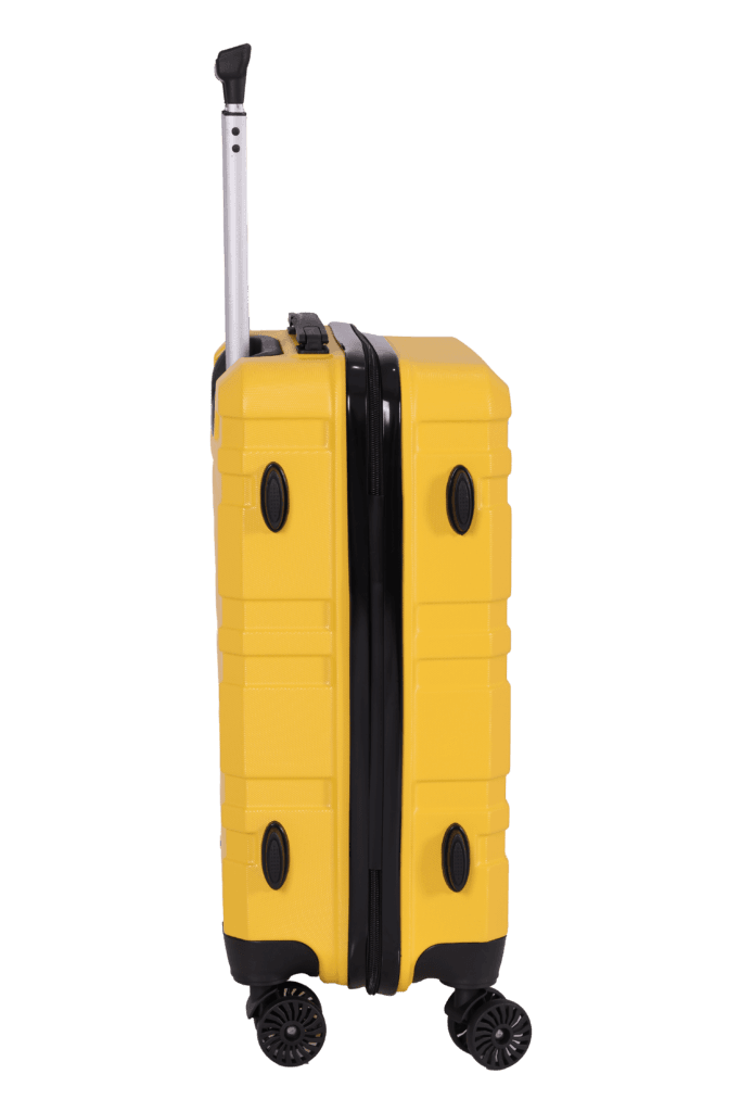 luggage bags with scratch resistant finish and 360° spinner wheels