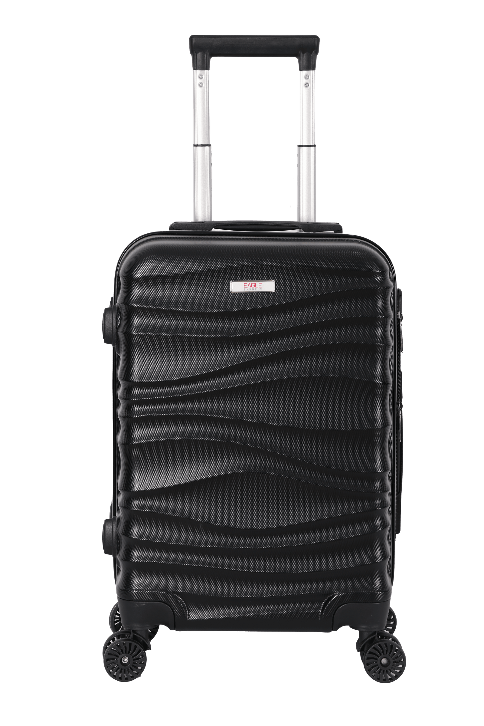 luggage bags with scratch resistant finish and 360° spinner wheels
