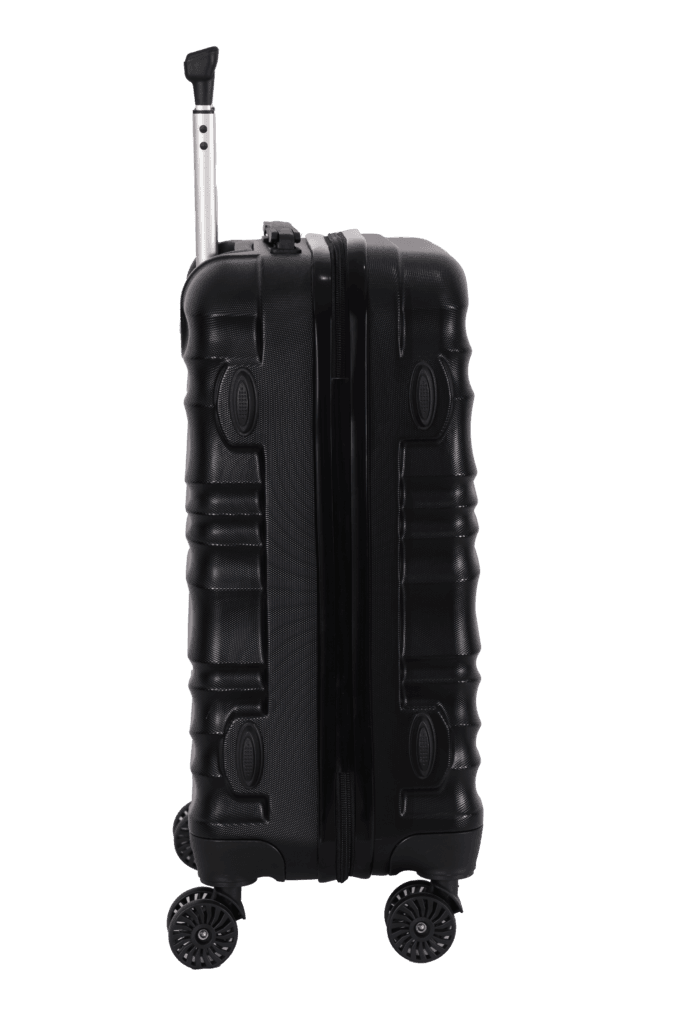 luggage bags with scratch resistant finish and 360° spinner wheels