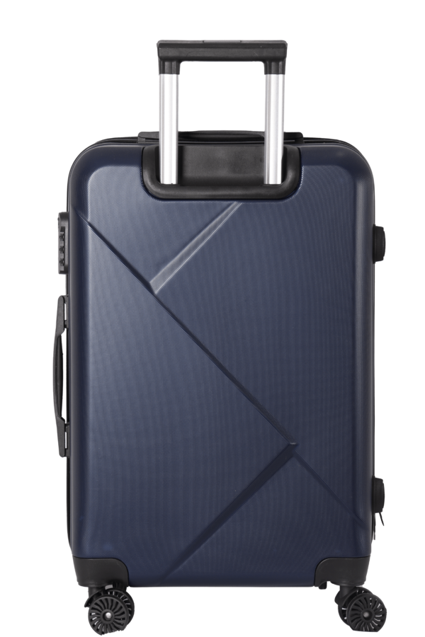 luggage bags with scratch resistant finish and 360° spinner wheels
