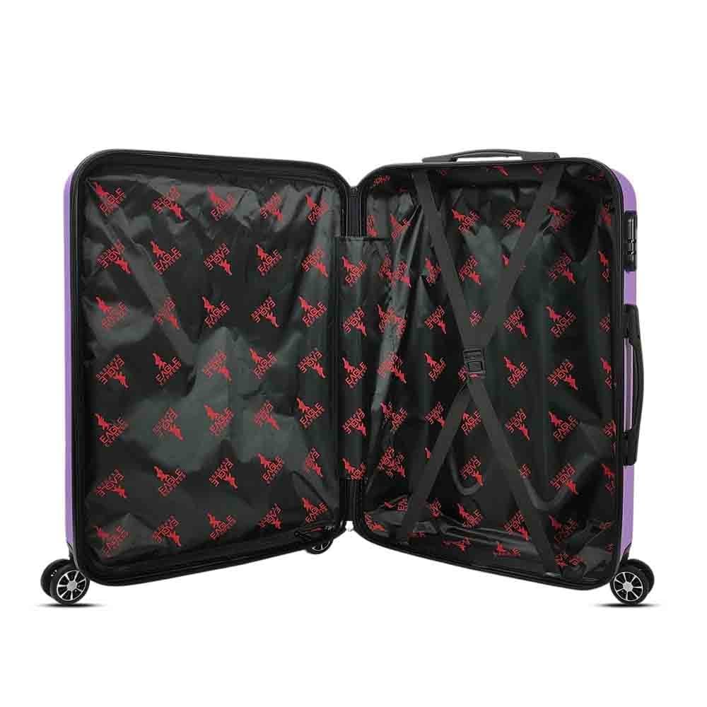 luggage bags with scratch resistant finish and 360° spinner wheels