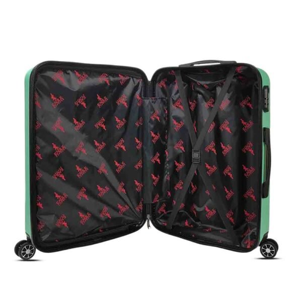 luggage bags with scratch resistant finish and 360° spinner wheels