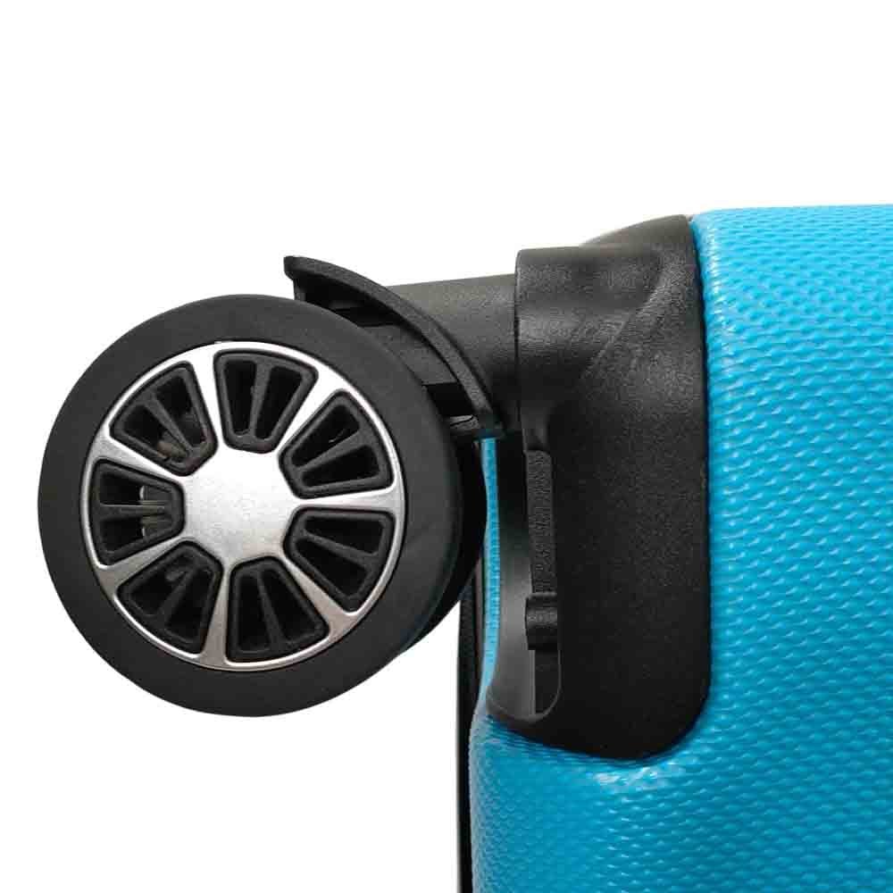 luggage bags with scratch resistant finish and 360° spinner wheels